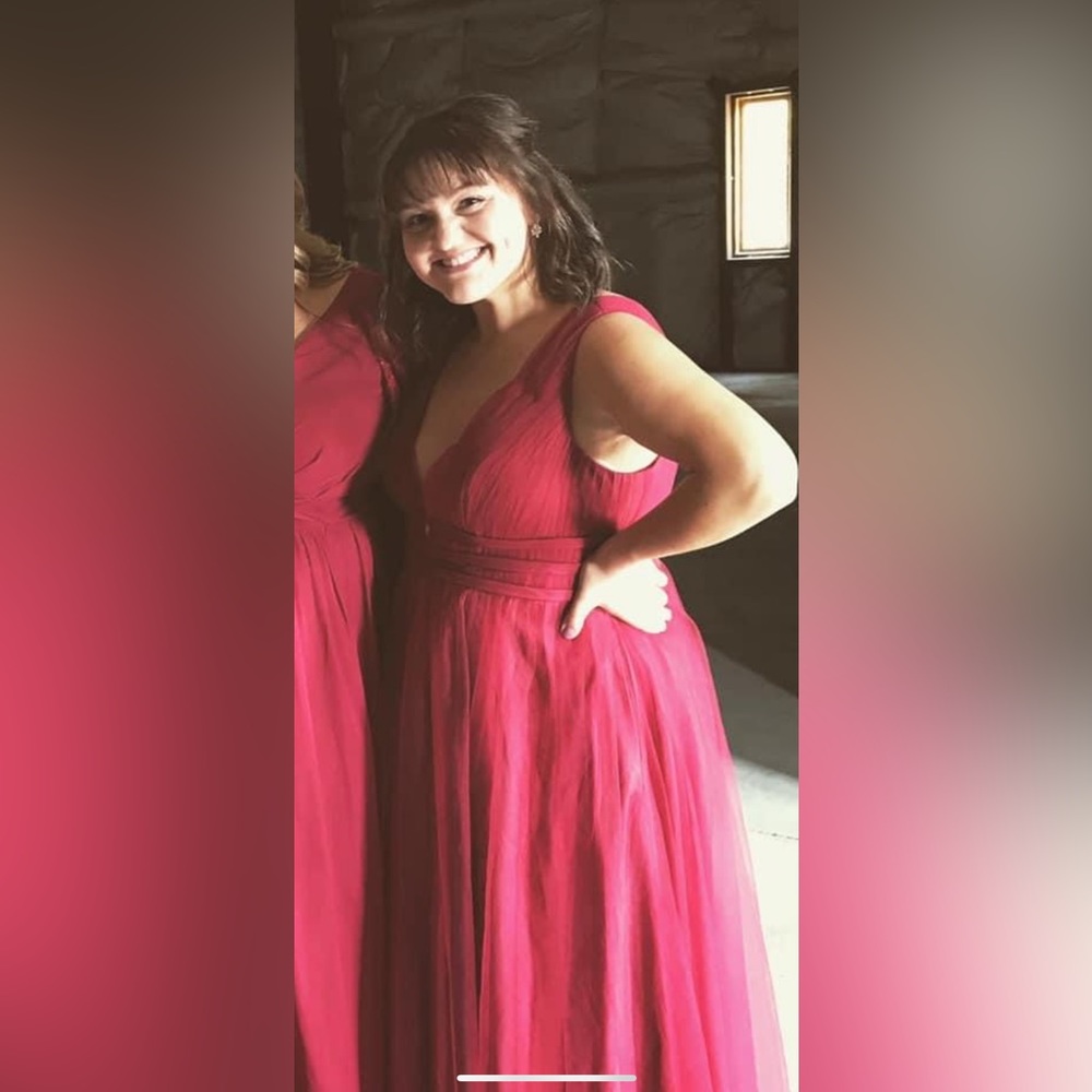 Azazie Burgundy Bridesmaid Dress